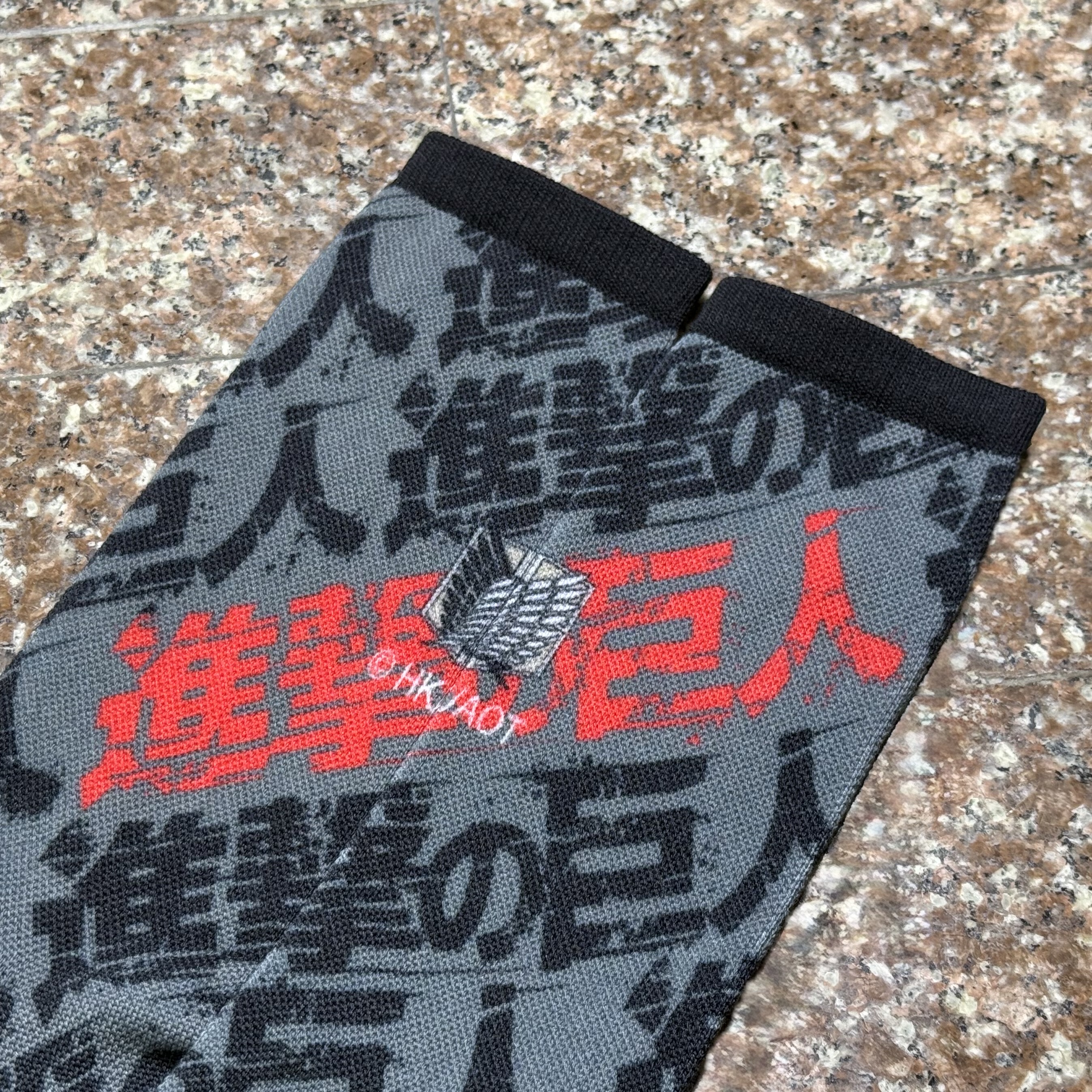 ถุงเท้าวิ่ง Ari X AOT Running Socks LIMITED ‘BLACK’