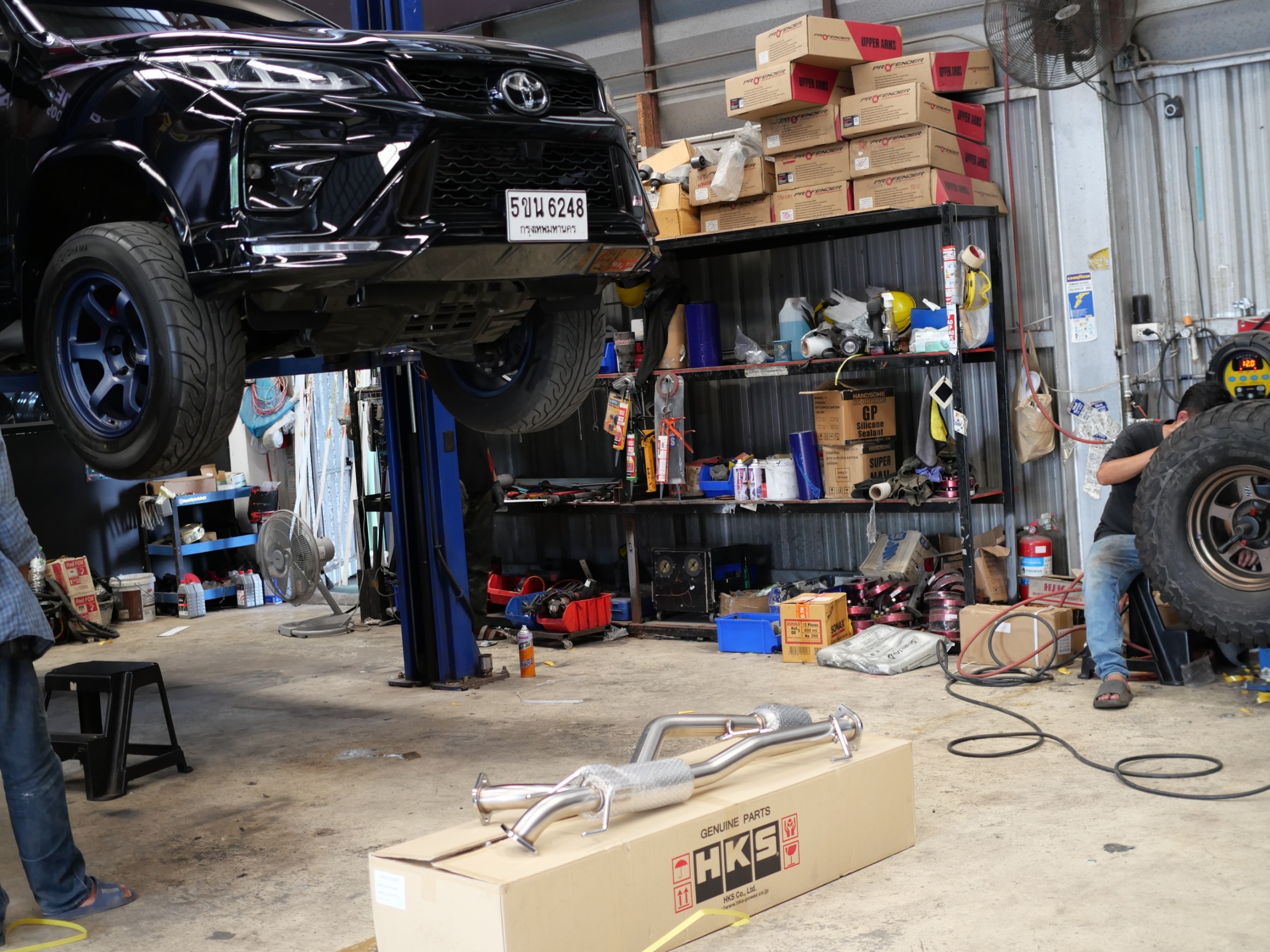 ท่อ HKS ใส่ FORTUNER ของแท้ที่ STEP9