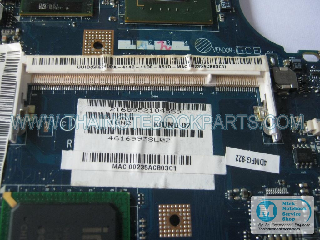 MT03313 แมนบอร์ดเสีย IBM Lenovo IdeaPad S10-2 Intel Motherboard LA-5071P TESTED (ใช้เป็นอะไหล่ในการซ่อม) 2