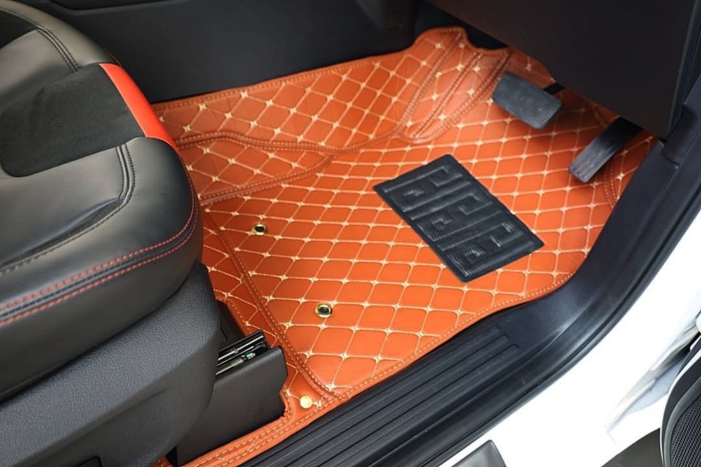 พรมปูพื้นรถยนต์ 6D FORD RANGER ปี2022-28 พรม6D ฟอร์ด แรนเจอร์ เข้ารูป เต็มคัน (3ชิ้น)