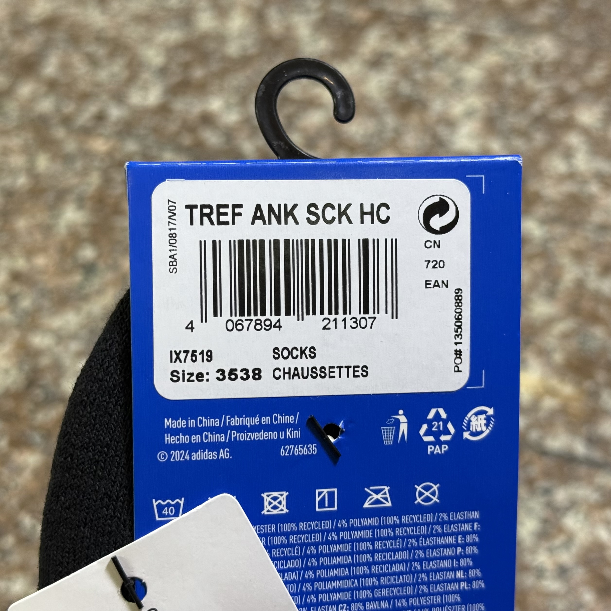 ถุงเท้า Adidas Originals Trefoil Ankle Socks #แพค3คู่ (S,M)