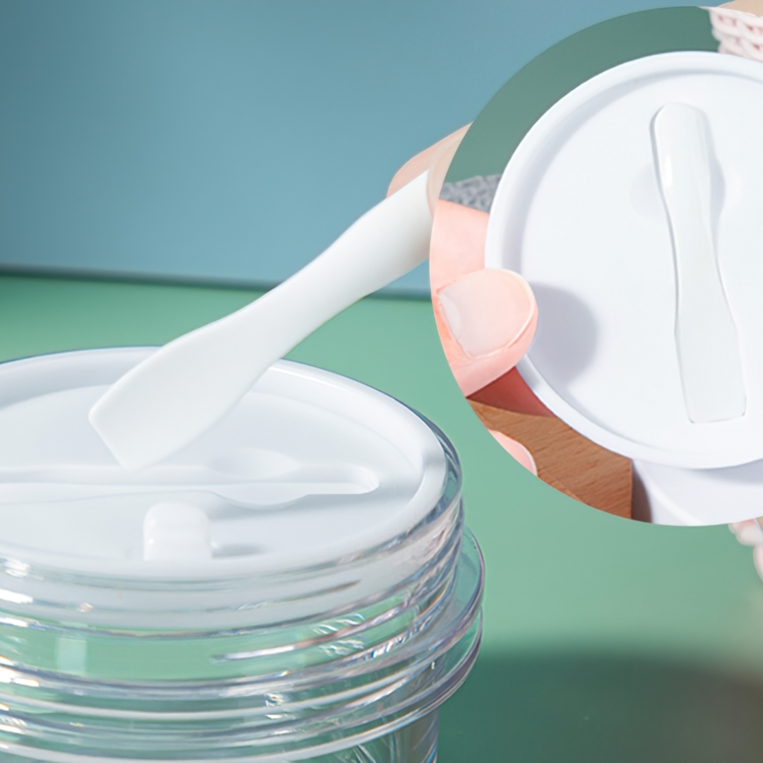 กระปุกครีม ตลับครีม สปา มาพร้อมไม้พายปาดครีม SG7501 120ml 150ml 200ml