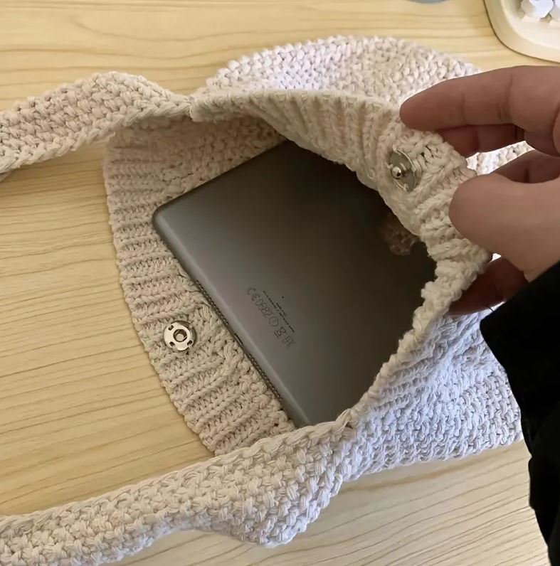 กระเป๋าถักสะพายข้าง ไปเรียน ไปทะเล แฟชั่นเกาหลี 💞