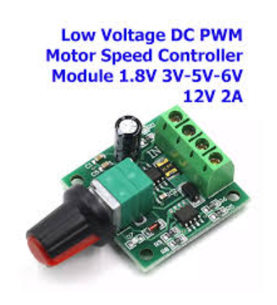 บอร์ดปรับความเร็วมอเตอร์ไฟตรง แรงดัน 1.8V - 15V กระแสสูงสุด 2A (PWM DC Motor Speed Controller) 1.8-15V