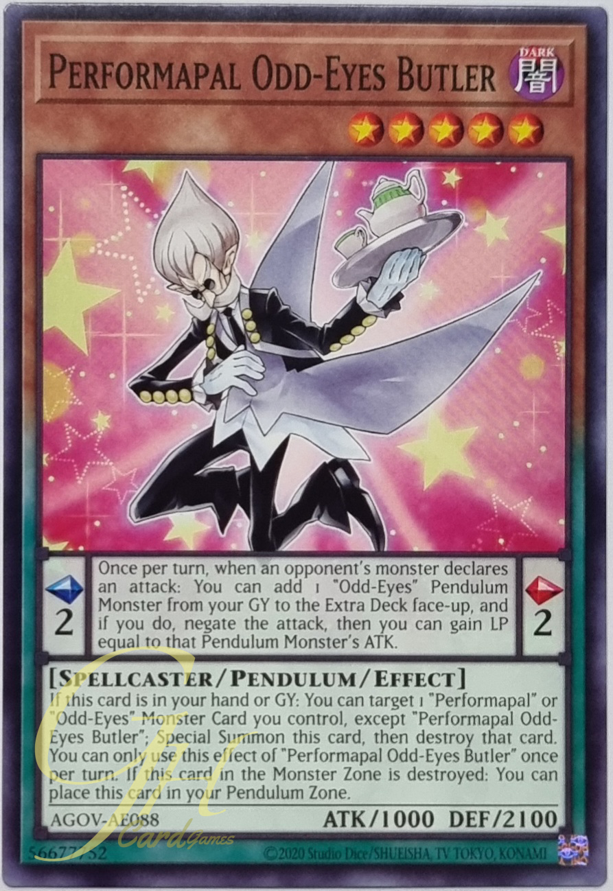 Yugioh [AGOV-AE088] Performapal Odd-Eyes Butler (Common)