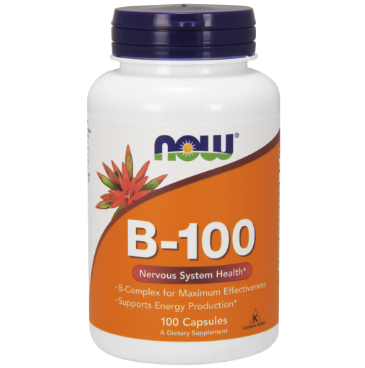 Now Foods, B-100, 100 Veg Capsules