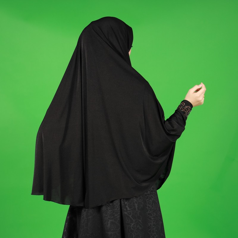 ฮิญาบผู้ใหญ่ สีดำ