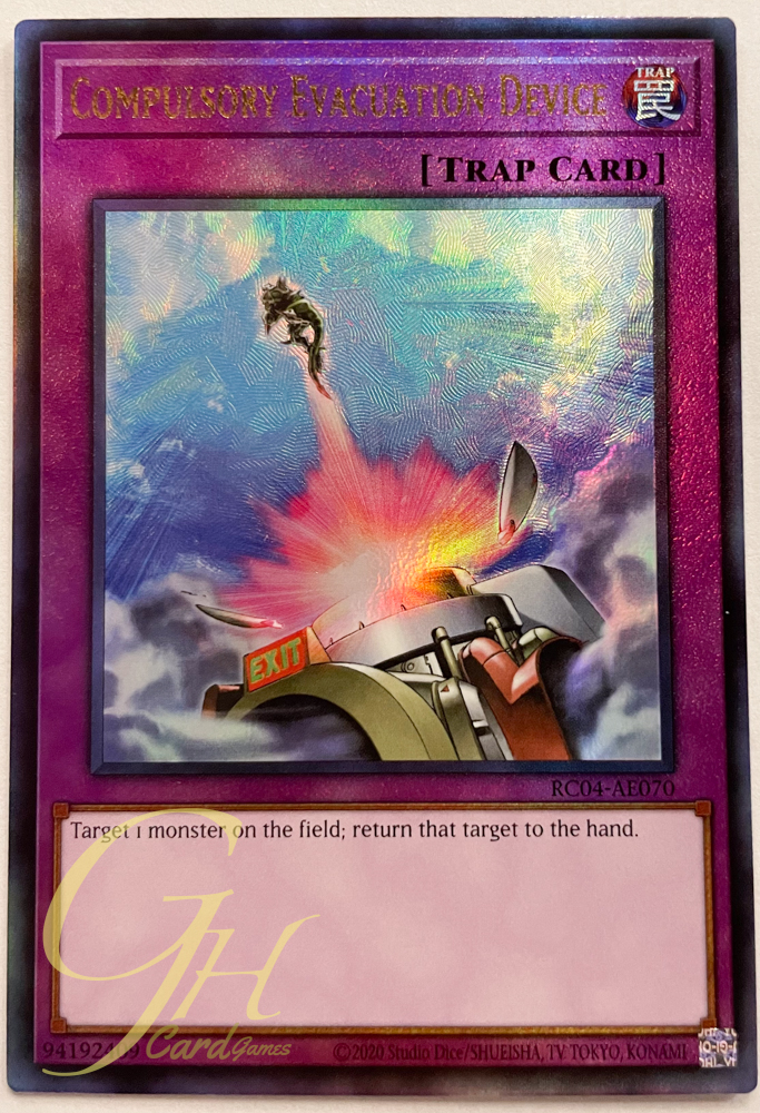 Yugioh [RC04-AE070] Compulsory Evacuation Device (Ultimate Rare)