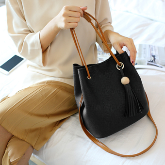 Little Bag กระเป๋าสะพาย กระเป๋าสะพายข้างใบเล็ก กระเป๋าถือน่ารักๆ รุ่น LB-047 (สีดำ)