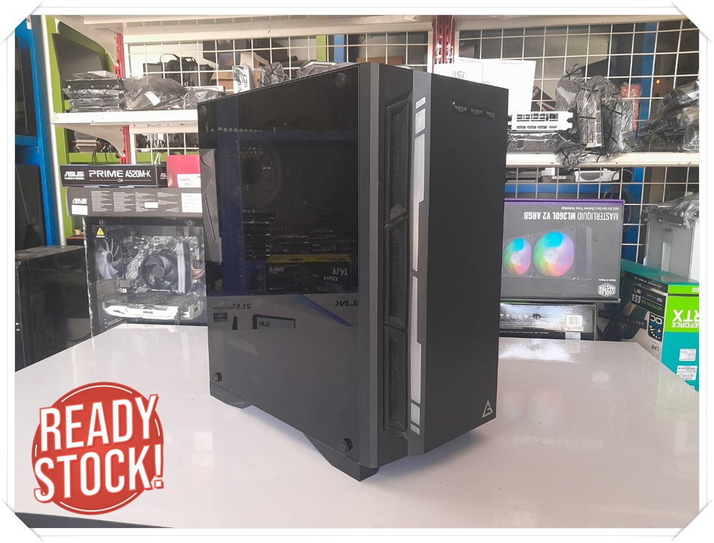 (*คอมมือ2 สเปคเล่นเกมส์) RYZEN5 2600 +RAM 32G + GTX1050TI 4G บอร์ดดี