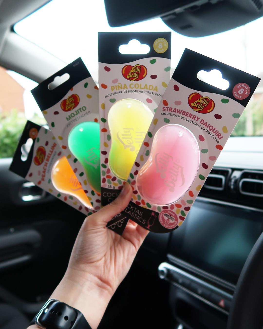 Jelly Belly น้ำหอมปรับอากาศเจลลี เบลลี 3 มิติ Jelly Belly 3 D gel air fresheners กลิ่น Vanilla (วานิลา)