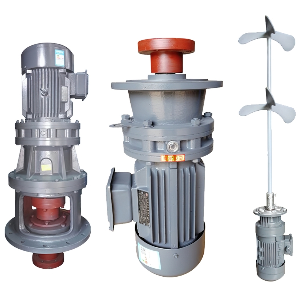 มอเตอร์พร้อมหัวปั่น หัวปั่นสแตนเลส 304 316L หัวพลาสติก รุ่น BLD09 chemical mixer motor