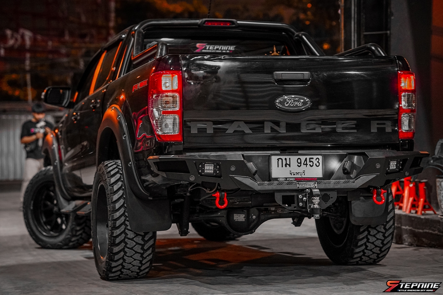 FORD RANGER จองคิวมาจากจันทบุรี ชุดแต่ง HAMER รอบคันที่ STEP9