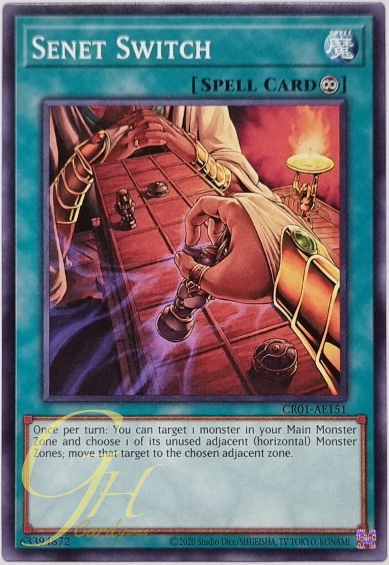 Yugioh [CR01-AE151] Senet Switch (Common)