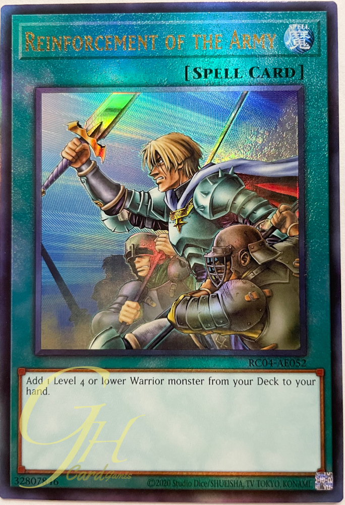 Yugioh [RC04-AE052] Reinforcement of the Army (Ultimate Rare)