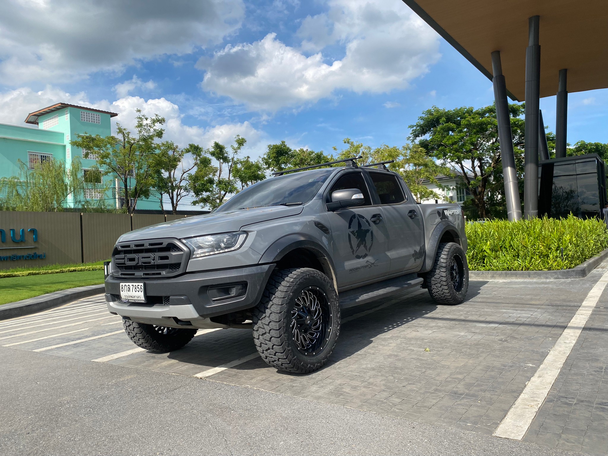 ชุดเเต่ง FORD RAPTOR! OASIES E120 20X10 -19 BMI AMP ATA 305/55R20 Y22 ยกก้อนรองหน้า + แต่งซุ้ม