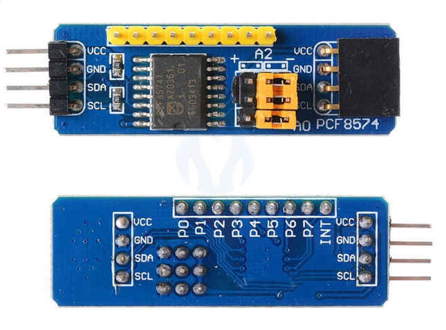 โมดูลPCF8574 ขยายขา IO 8 ขา แบบ I2C ใช้ชิฟ PCF8574 (PCF8574 8Bit Parallel Expander I2C-Bus)