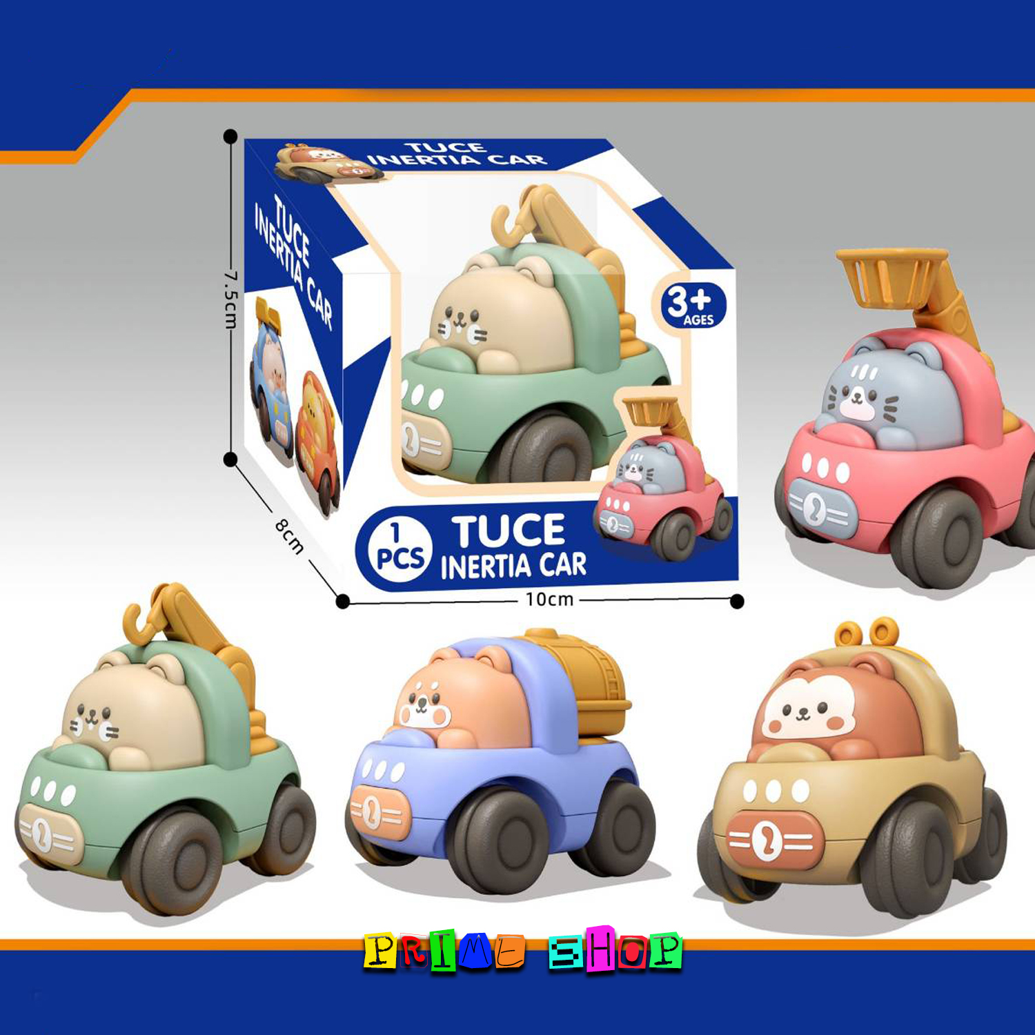 รถการ์ตูนก่อสร้างแบบลานเข็น 66538