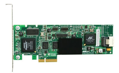 3Ware : 9650SE-4LPML PCI Express Lanes: 4 SATA II Controller Card RAID Levels 0, 1, 5, 10, Single Disk, JBOD, KIT