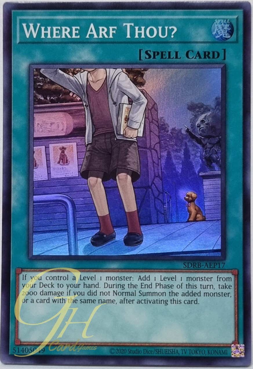 Yugioh [SDRB-AEP17] Where Arf Thou? (Super Rare)
