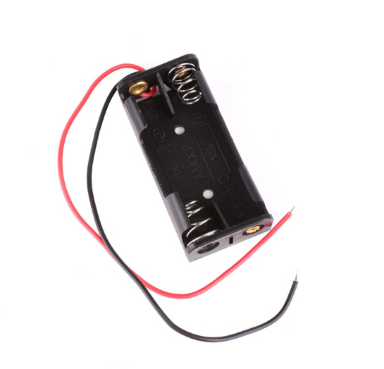 รางถ่าน (Battery Holder) ขนาด AAA 2 ก้อน 3V. แบบเปลือยไม่มีฝา