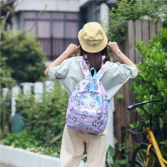 GUCกระเป๋าเป้ยูนิคอนสีพลาสเทลสนใสน่ารักม๊วกๆ(GUC-B446)