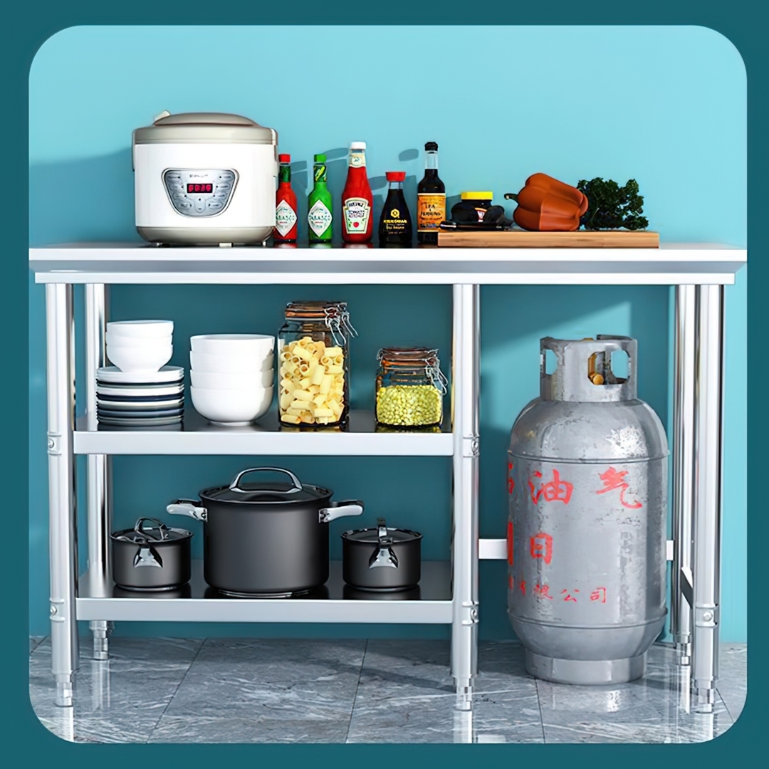 โต๊ะสแตนเลส stainless steel table 201 TB01 TB02 TB03