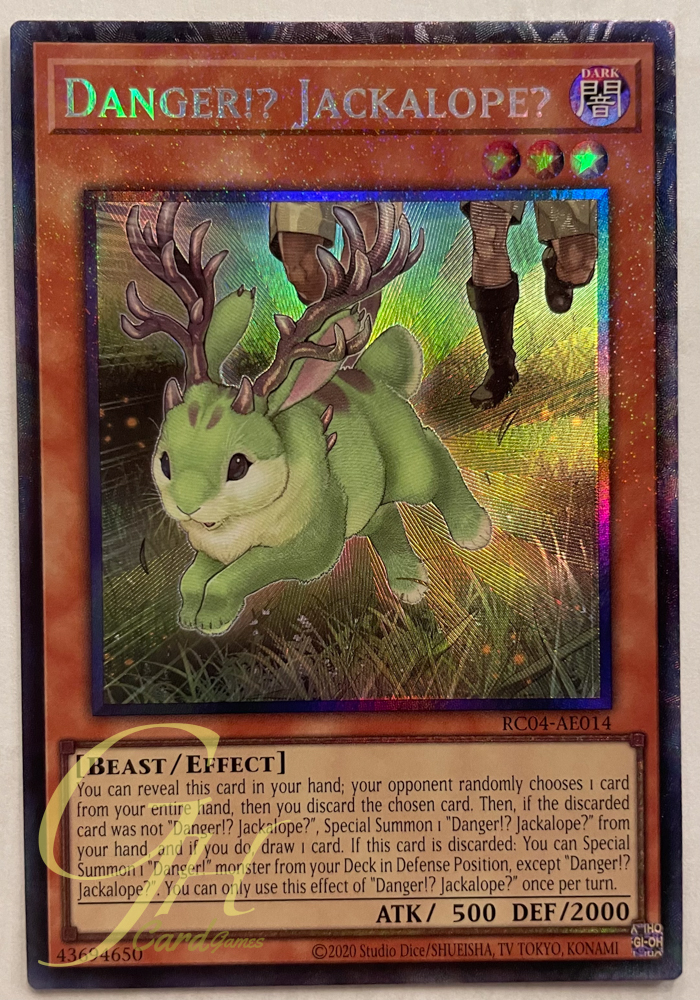 Yugioh [RC04-AE014] Danger!? Jackalope? (Collector's Rare)
