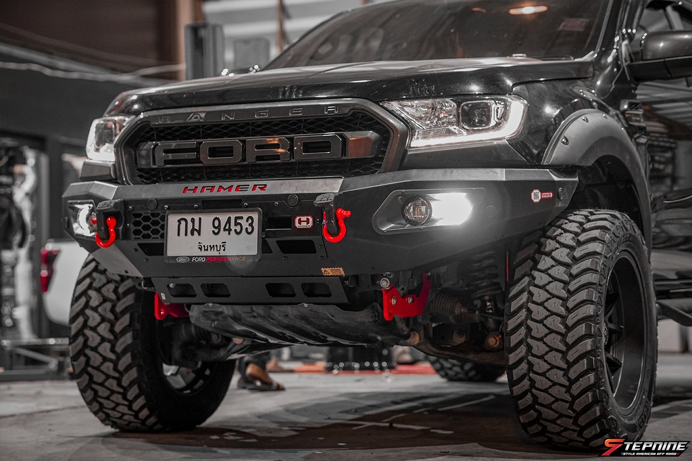 FORD RANGER จองคิวมาจากจันทบุรี ชุดแต่ง HAMER รอบคันที่ STEP9
