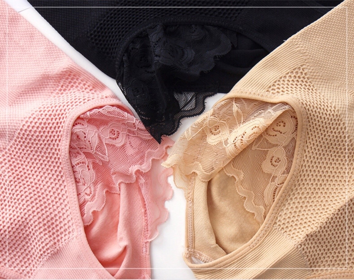 กางเกงในเก็บพุง ระบายลูกไม้