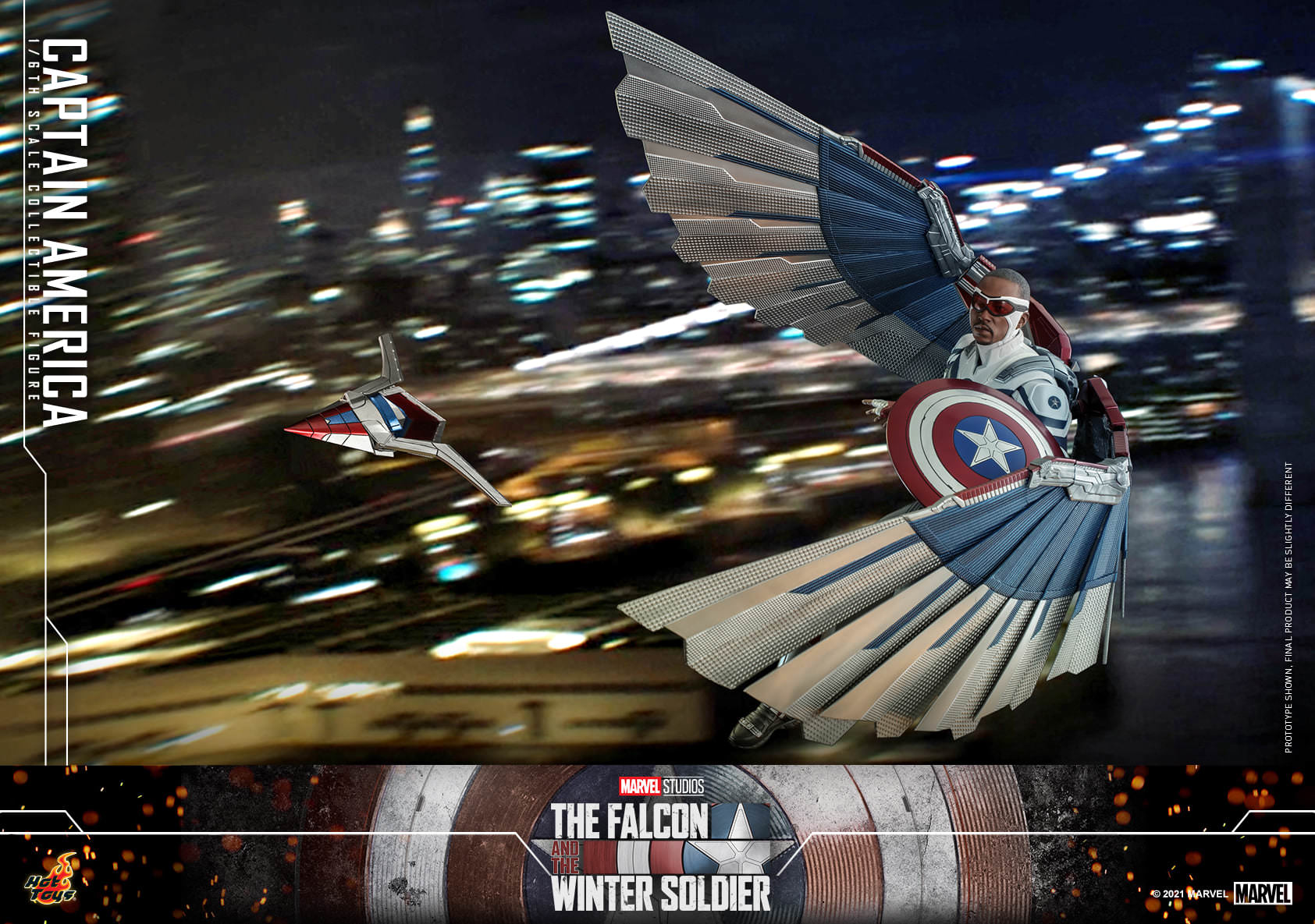 HOT TOYS TMS 40 THE FALCON AND THE WINTER SOLDIER – CAPTAIN AMERICA