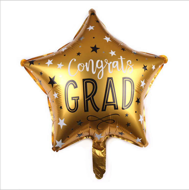 ลูกโป่งฟอยล์ดาว18นิ้ว Congarts Grad