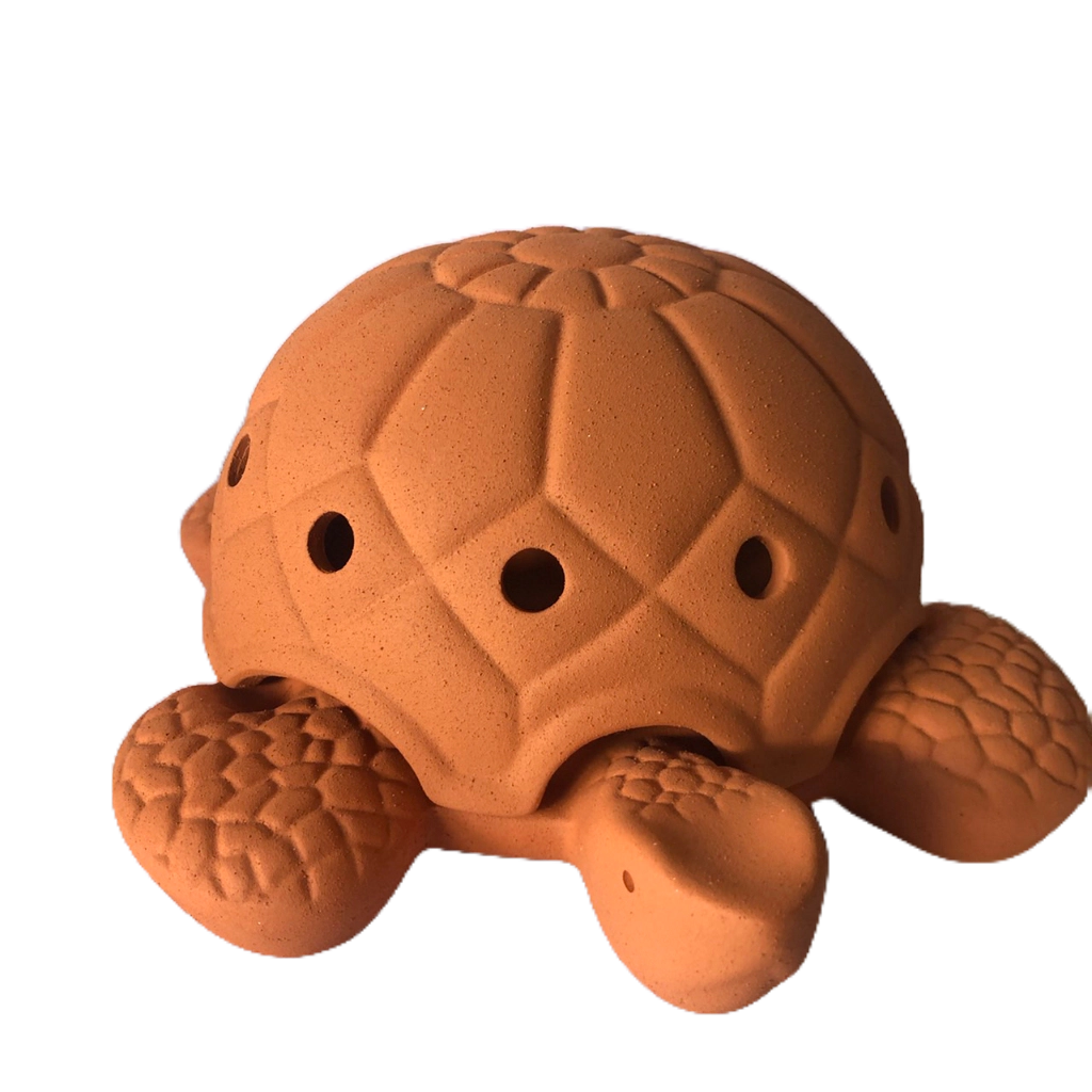 ที่ใส่ยากันยุงแบบขดรูปเต่า สีเทอราคอตต้า Terracotta