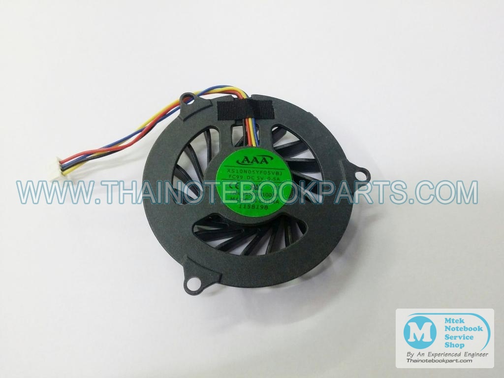 MT00603 พัดลมระบายความร้อน DELL Studio 1535 1536 1537 1555 1556 Series - XS10N05YF05VBJ Laptop CPU Cooling FAN (สินค้าใหม่,Intel) 1