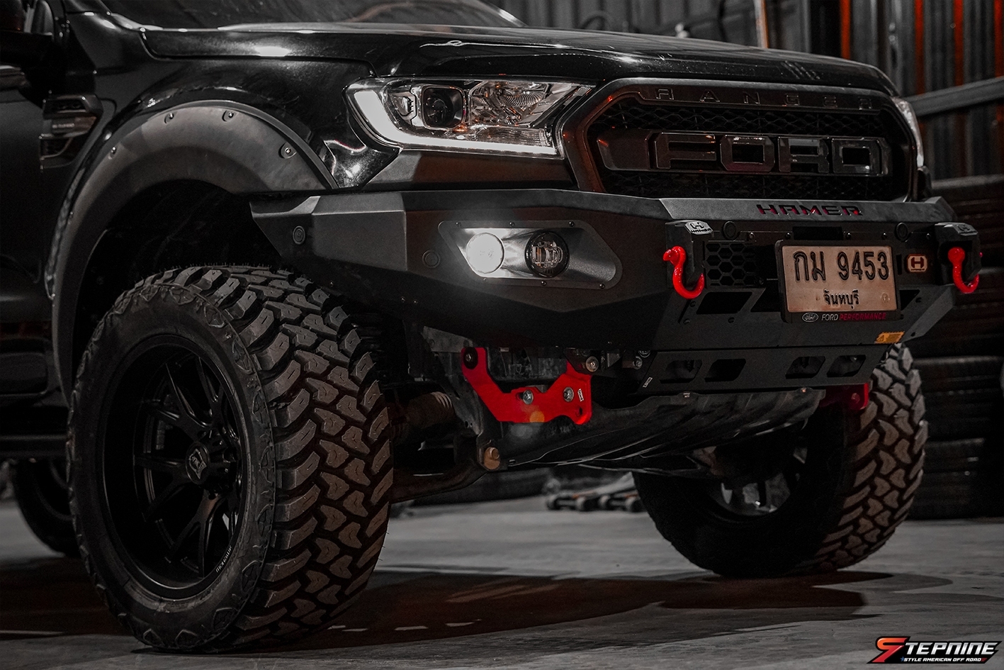 FORD RANGER จองคิวมาจากจันทบุรี ชุดแต่ง HAMER รอบคันที่ STEP9