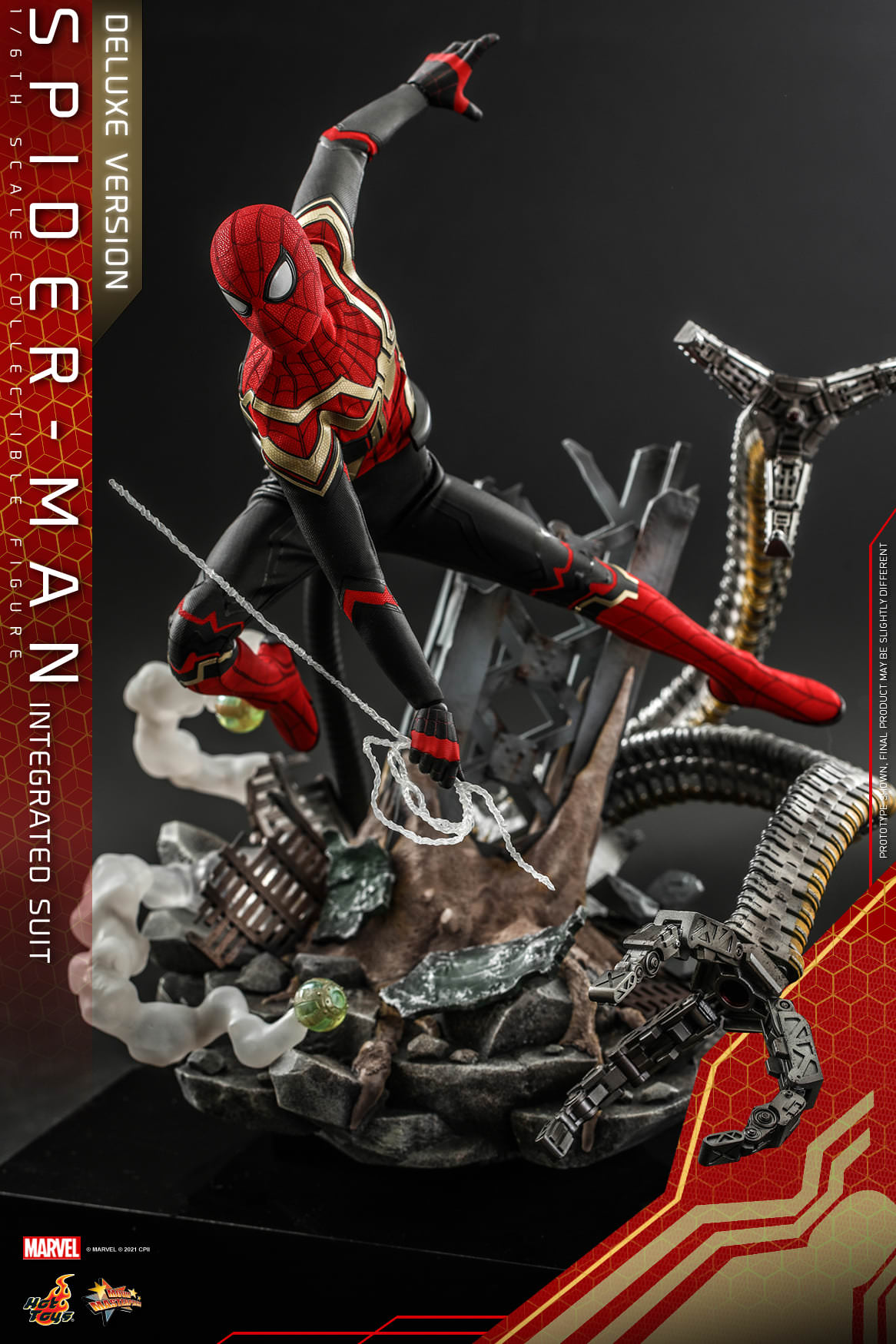 Hot Toys MMS624 1/6 Spider-Man: No Way Home - Spider-Man Integrated Suit (Deluxe Version)