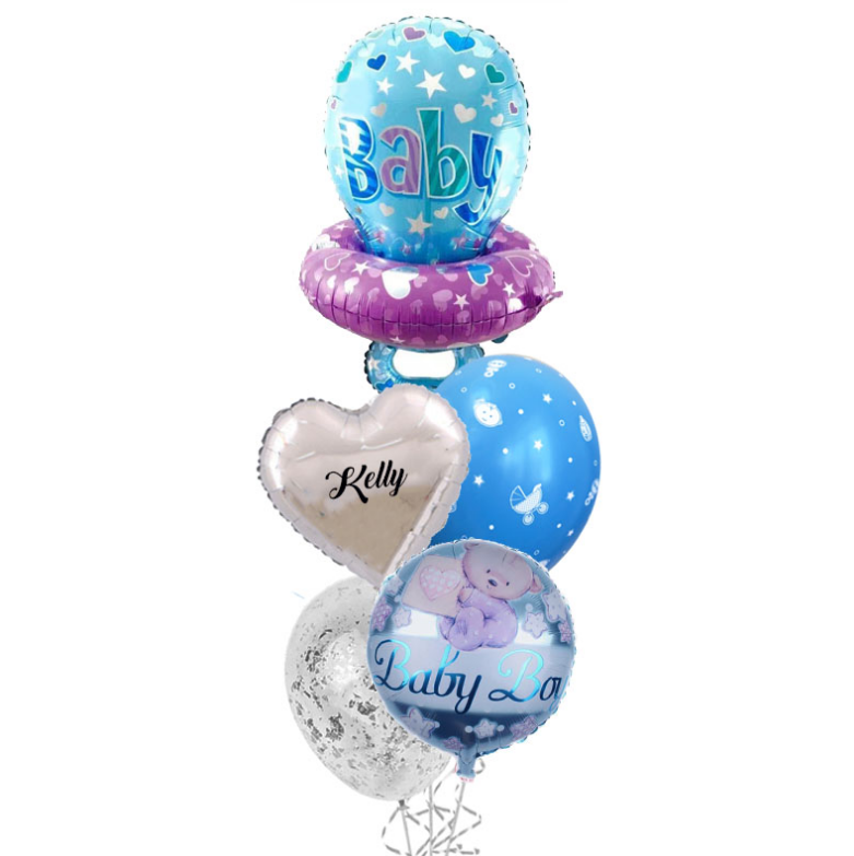 เซทฟอยลูกโป่งวันเกิดเด็กผู้ชาย / Balloon baby boy Set