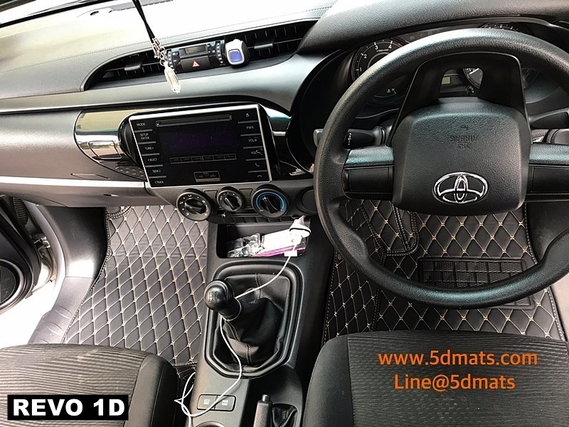 พรมปูพื้นรถยนต์ REVO 1D (ตอนเดียว) รุ่น6D VIP PREMUIM เต็มคัน