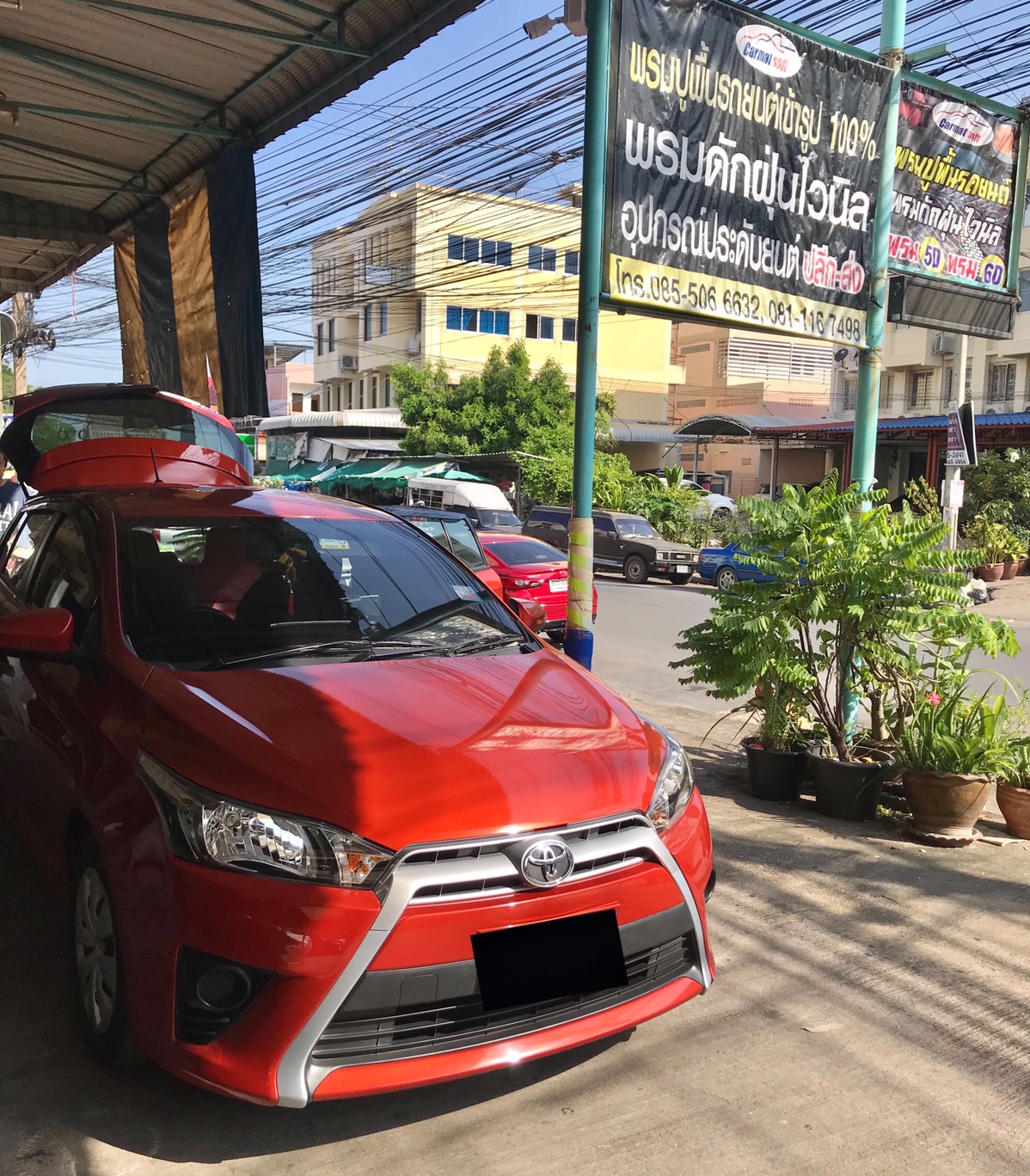 พรมปูพื้นรถยนต์6D TOYOTA YARIS 2013-16 สีดำ รวมแผ่นท้าย+ปิดเบาะ เต็มคัน (6ชิ้น)