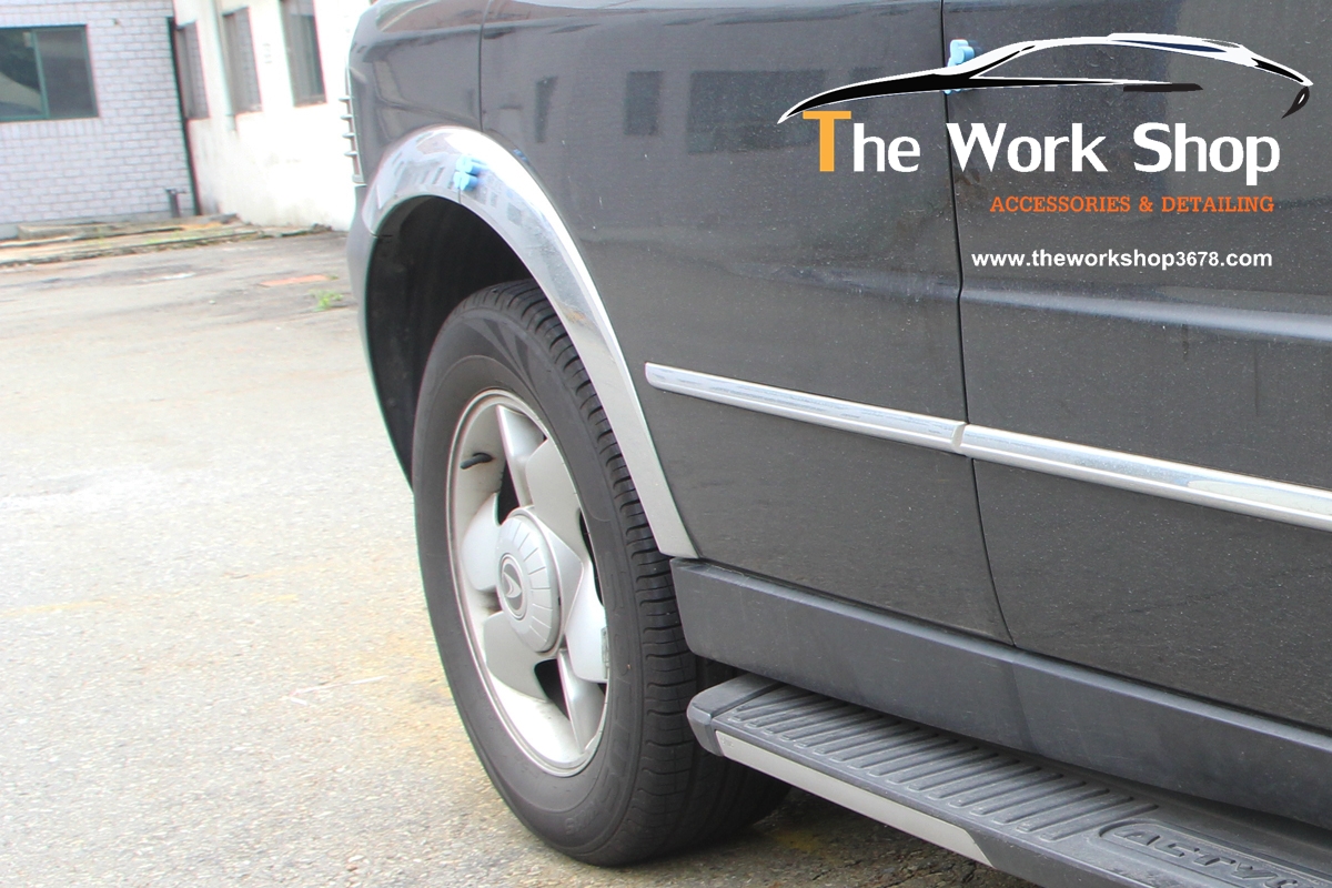 Fender Molding for Actyon ( ชุดโครเมี่ยมแต่งซุ้มล้อ )