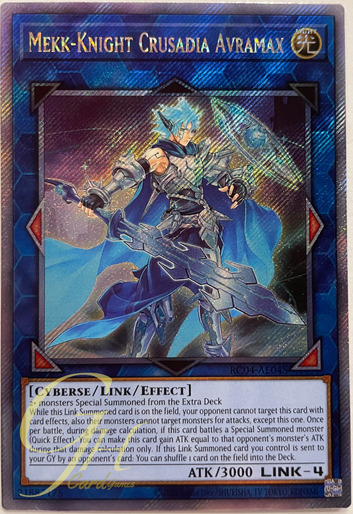Yugioh [RC04-AE045] Mekk-Knight Crusadia Avramax (Extra Secret Rare)