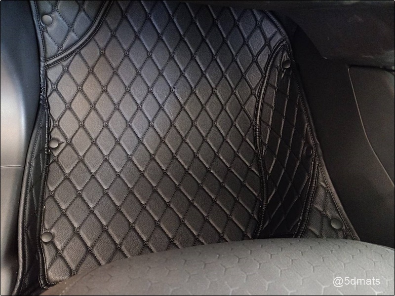 พรมปูพื้นรถยนต์ 6D HONDA CITY ปี2008-13 พรมหนัง6D เกรดA เต็มคัน 3ชิ้น