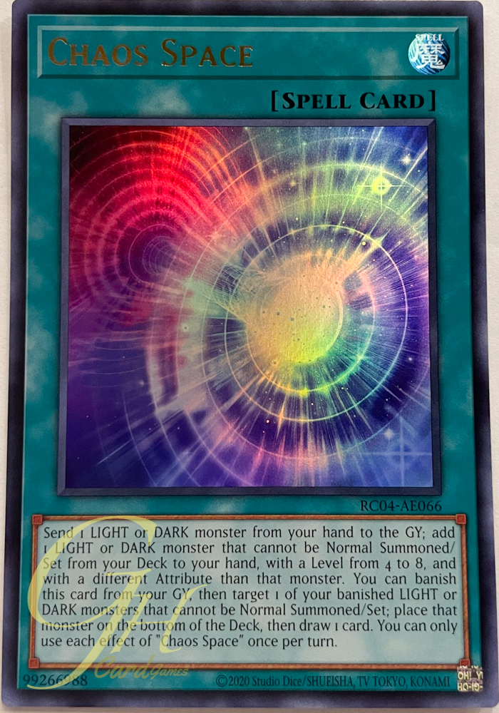 Yugioh [RC04-AE066] Chaos Space (Ultra Rare)