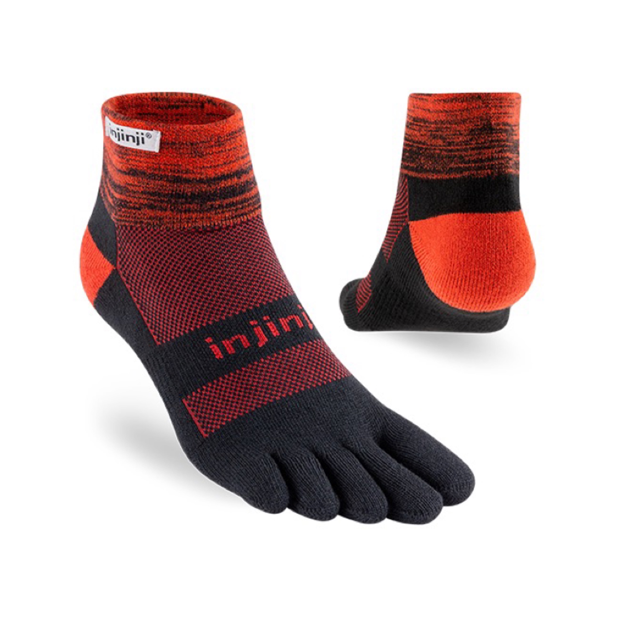 ถุงเท้าวิ่ง Injinji Trail Ankle Running Socks ‘3สี‘ (M)