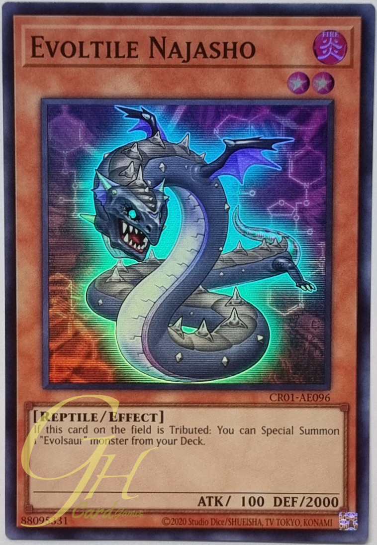 Yugioh [CR01-AE096] Evoltile Najasho (Super Rare)