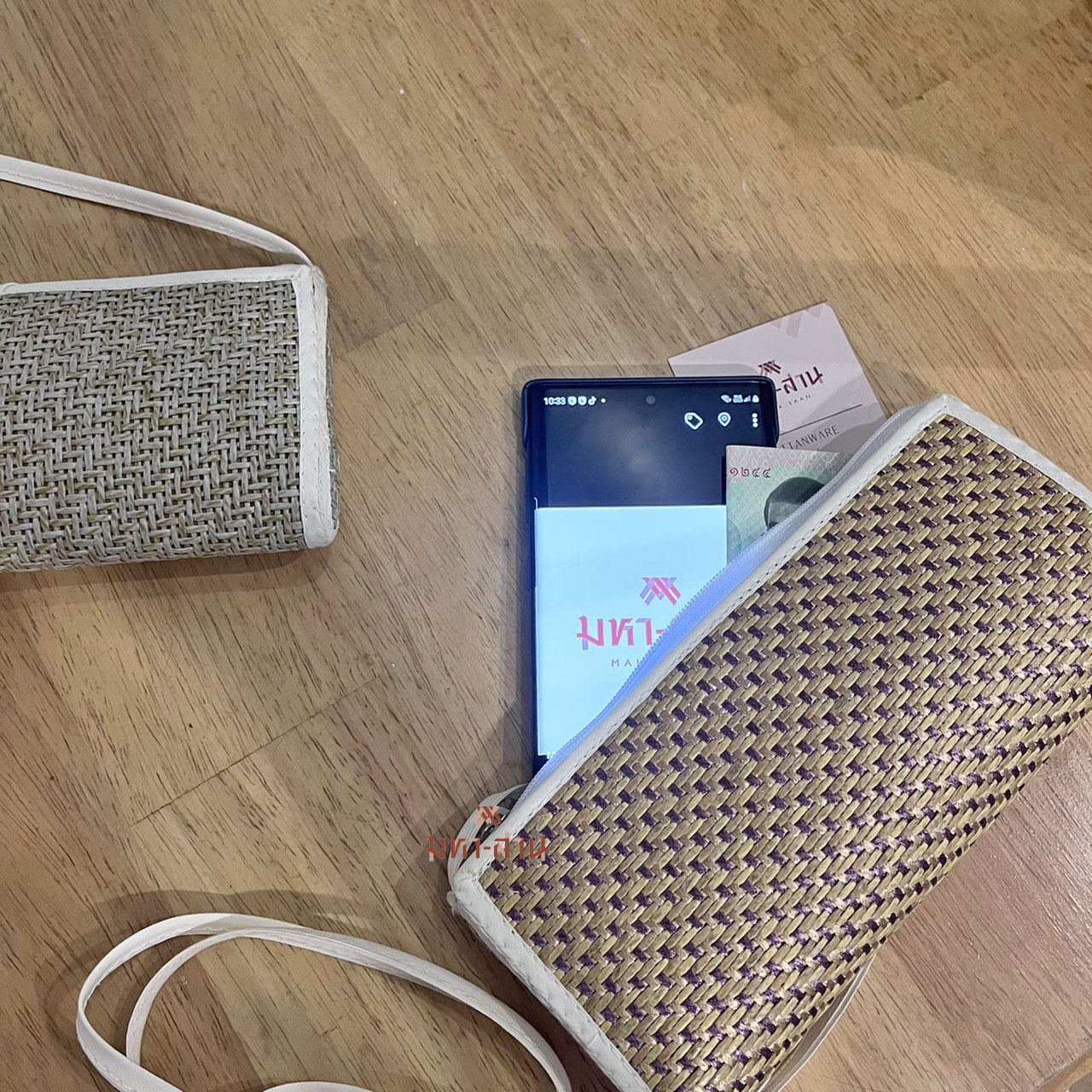 กระเป๋าใส่เหรียญ กระเป๋าจิ๋ว ของฝาก กระเป๋าสาน ของที่ระลึก ของชำร่วย👜