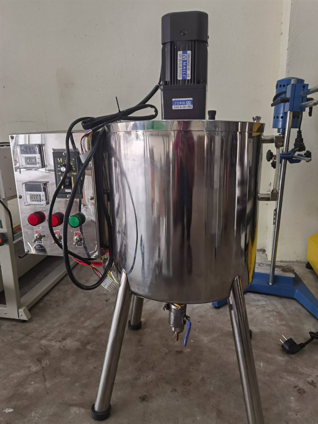 ➡️เครื่องกวนครีม ถังกวนครีมควบคุมอุณหภูมิได้ ถังสแตนเลส หม้อตุ๋นไฟฟ้า หม้อต้ม