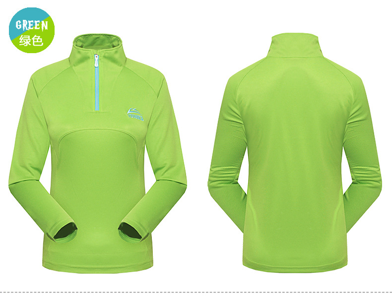 เสื้อจักรยานเสื้อกีฬา แขนยาวผู้ชาย VeoBike สีเขียว