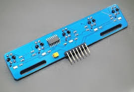 โมดูลตรวจจับเส้น 5 จุด ในแผงเดียวกัน สำหรับหุ่นยนต์เดินตามเส้น(5-Way TCRT5000L Infrared Line Tracking for Smart Car)