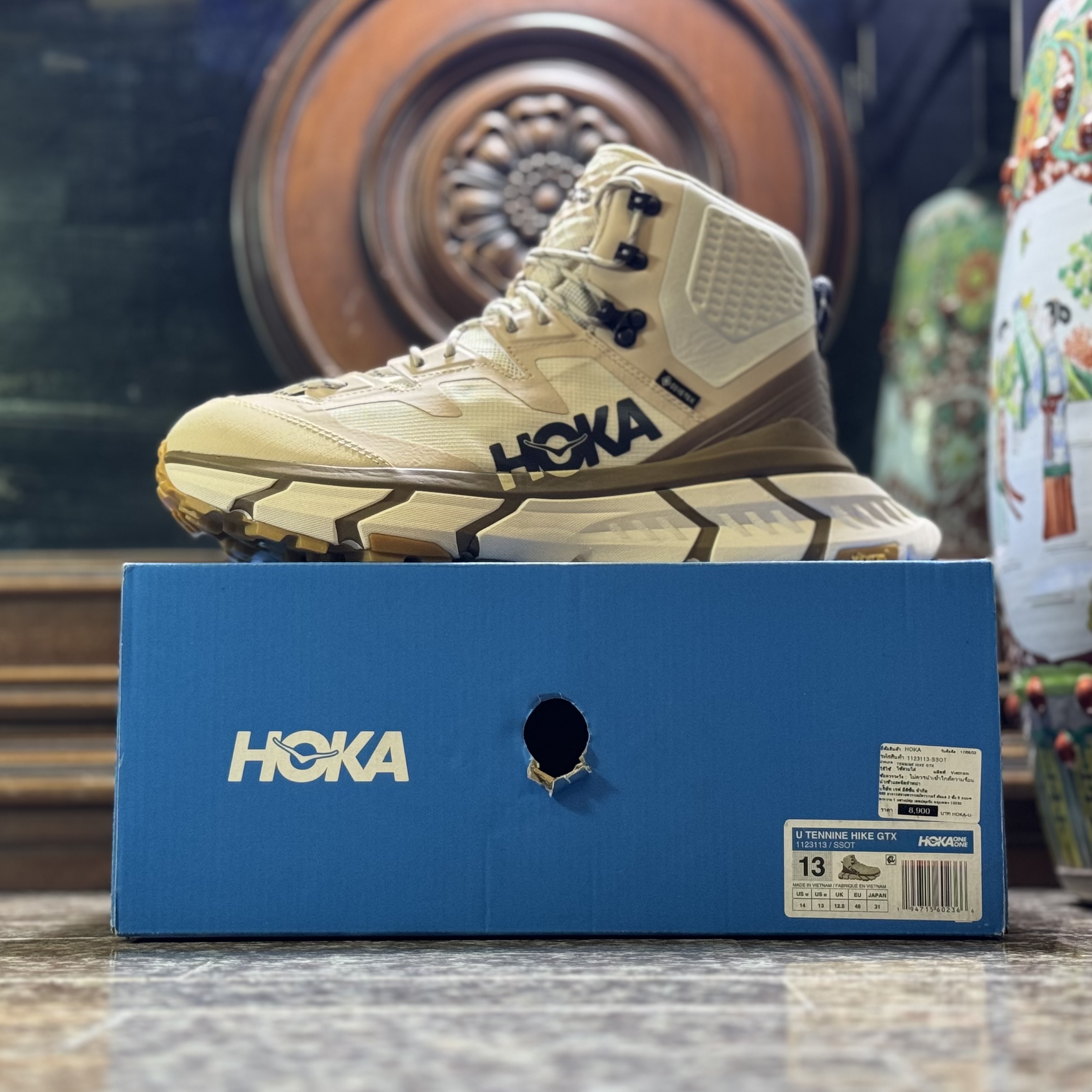 รองเท้าเดินป่า HOKA TenNine Hike GTX ‘Shifting Sand’ (M9.5/10.5/11US)